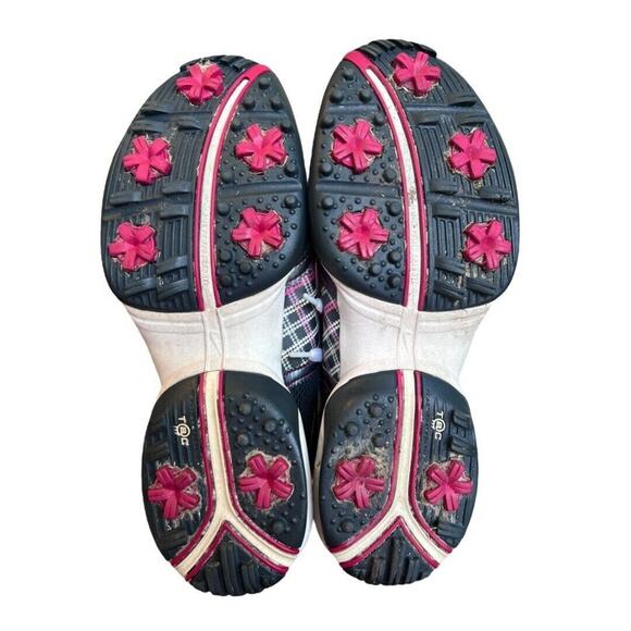 8 Nike Air Tongueless Golf Shoe Women's Shoes Gray Pink 335942-010 - Picture 9 of 11